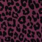 Preview: Viskose Webware Klara, Leomuster, fuchsia/schwarz